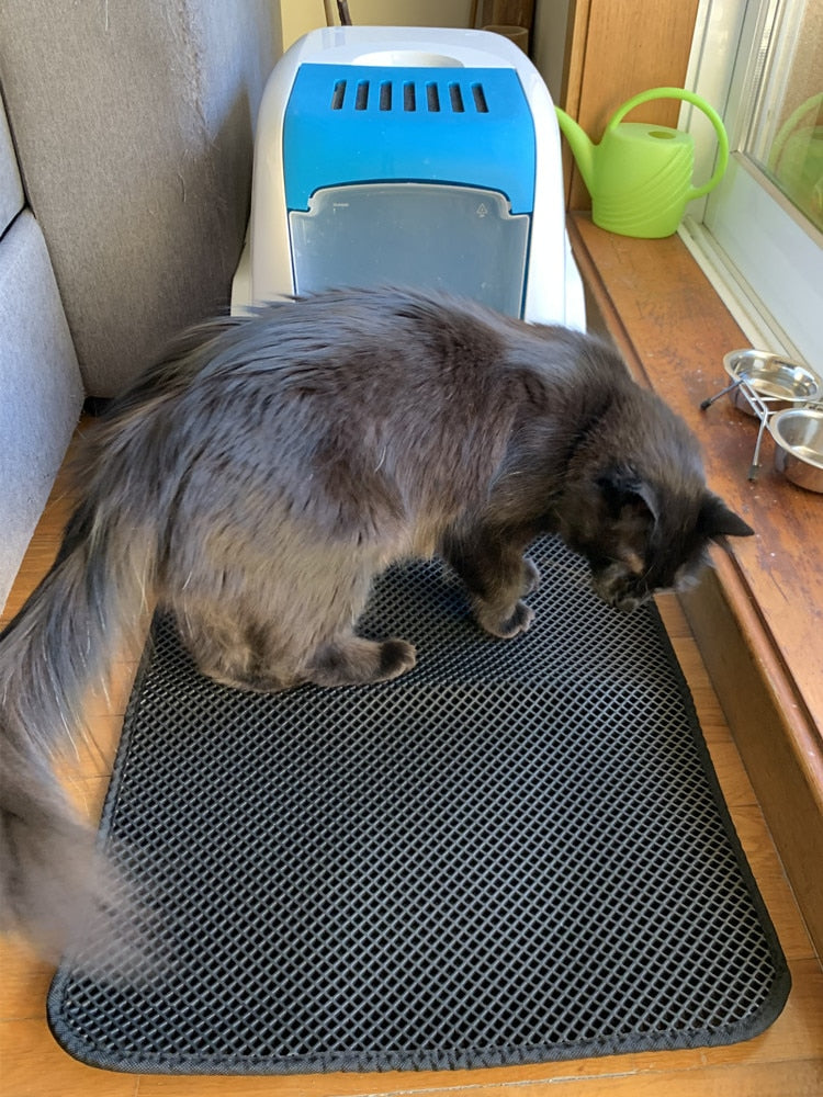Alfombra para arenero de gatos